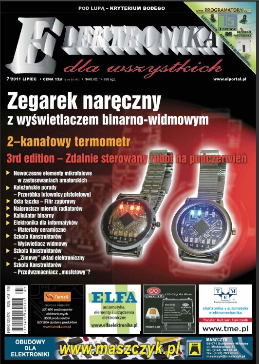 Elektronika dla Wszystkich №7 2011