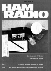 HAM RADIO Magazine №3 1989